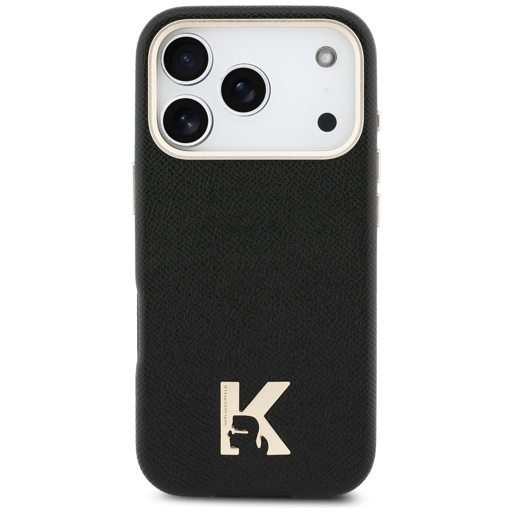 Karl Lagerfeld Karl Head -logo MagSafe-kotelo iPhone 17 Pro - musta