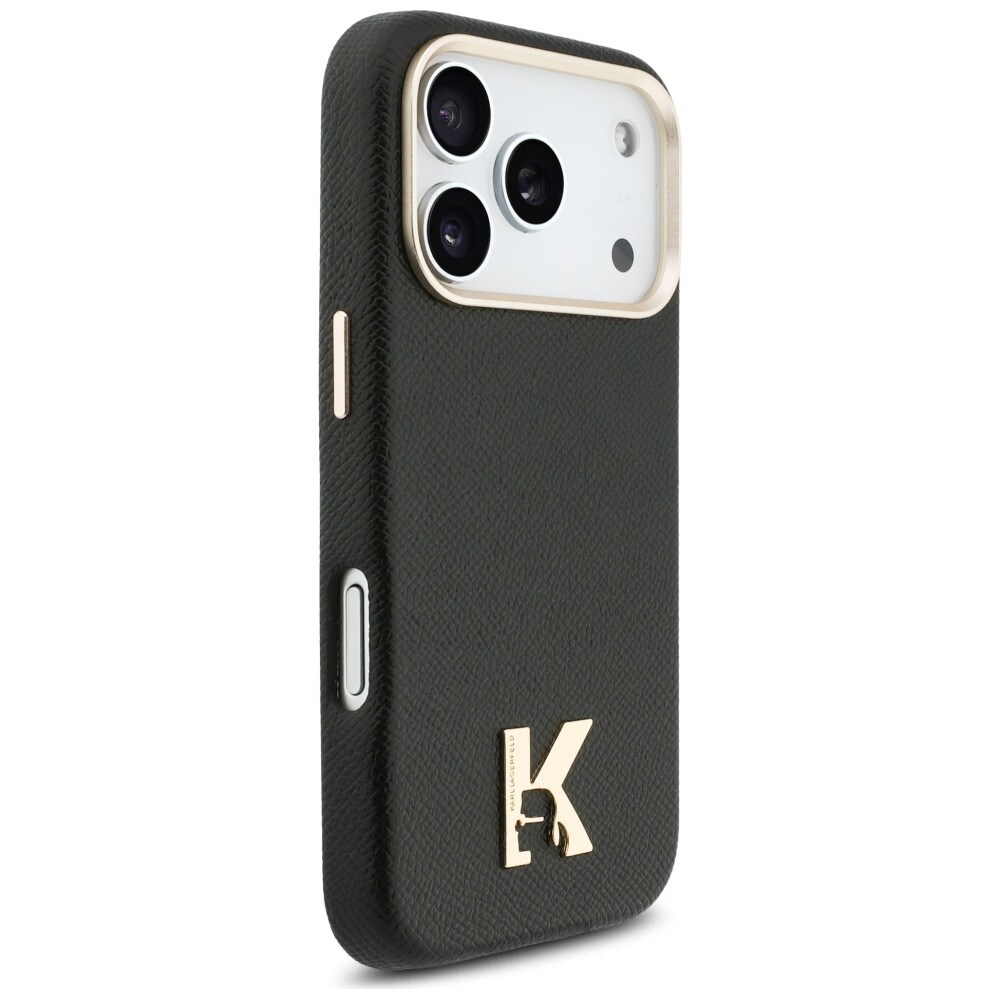 Karl Lagerfeld Karl Head -logo MagSafe-kotelo iPhone 17 Pro - musta