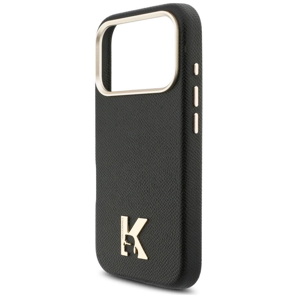 Karl Lagerfeld Karl Head -logo MagSafe-kotelo iPhone 17 Pro - musta