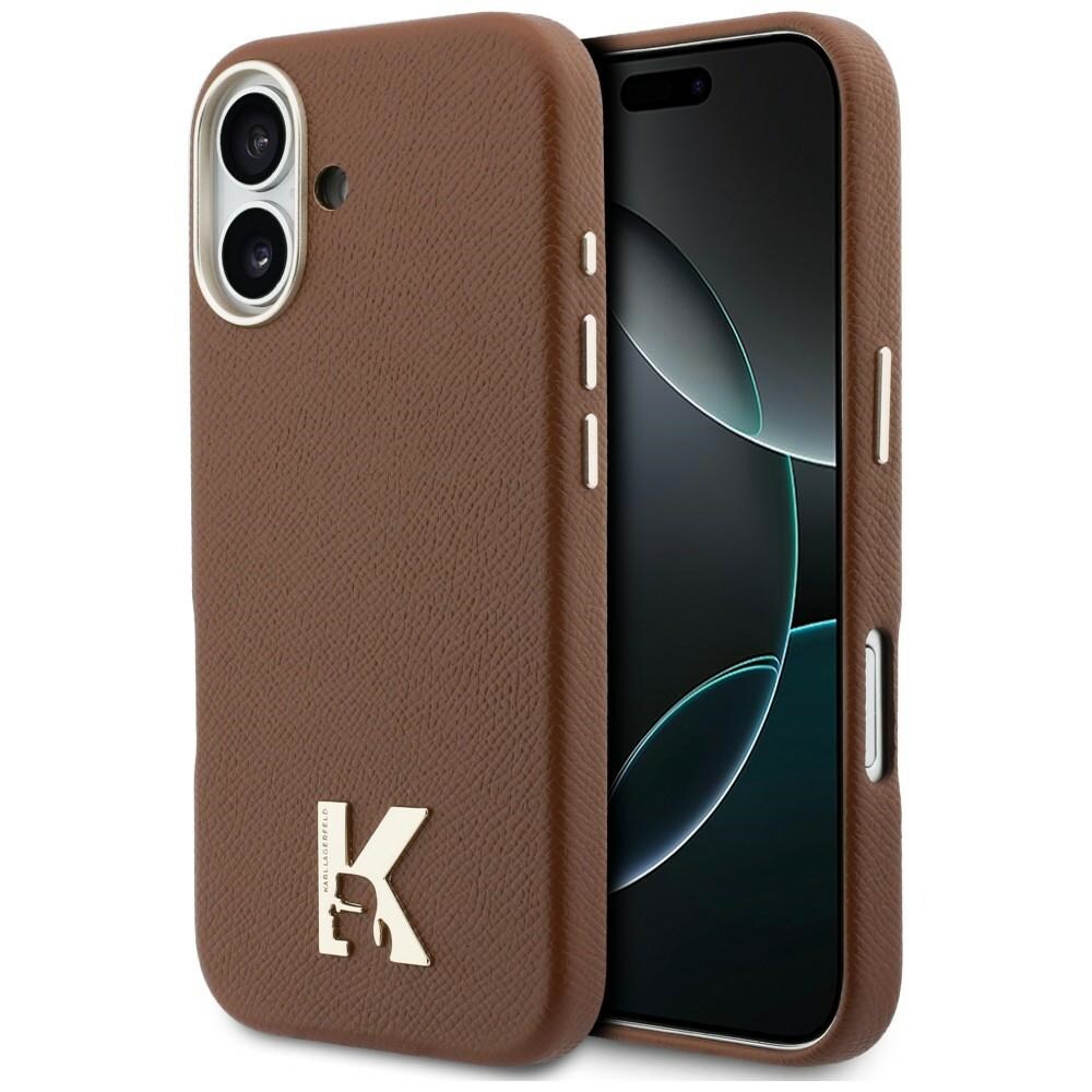 Karl Lagerfeld Karl Head Logo MagSafe Case for iPhone 17 - Brown