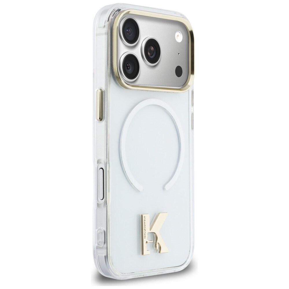 Karl Lagerfeld IML K Head Logo MagSafe kotelo iPhone 17 Pro - Kirkas