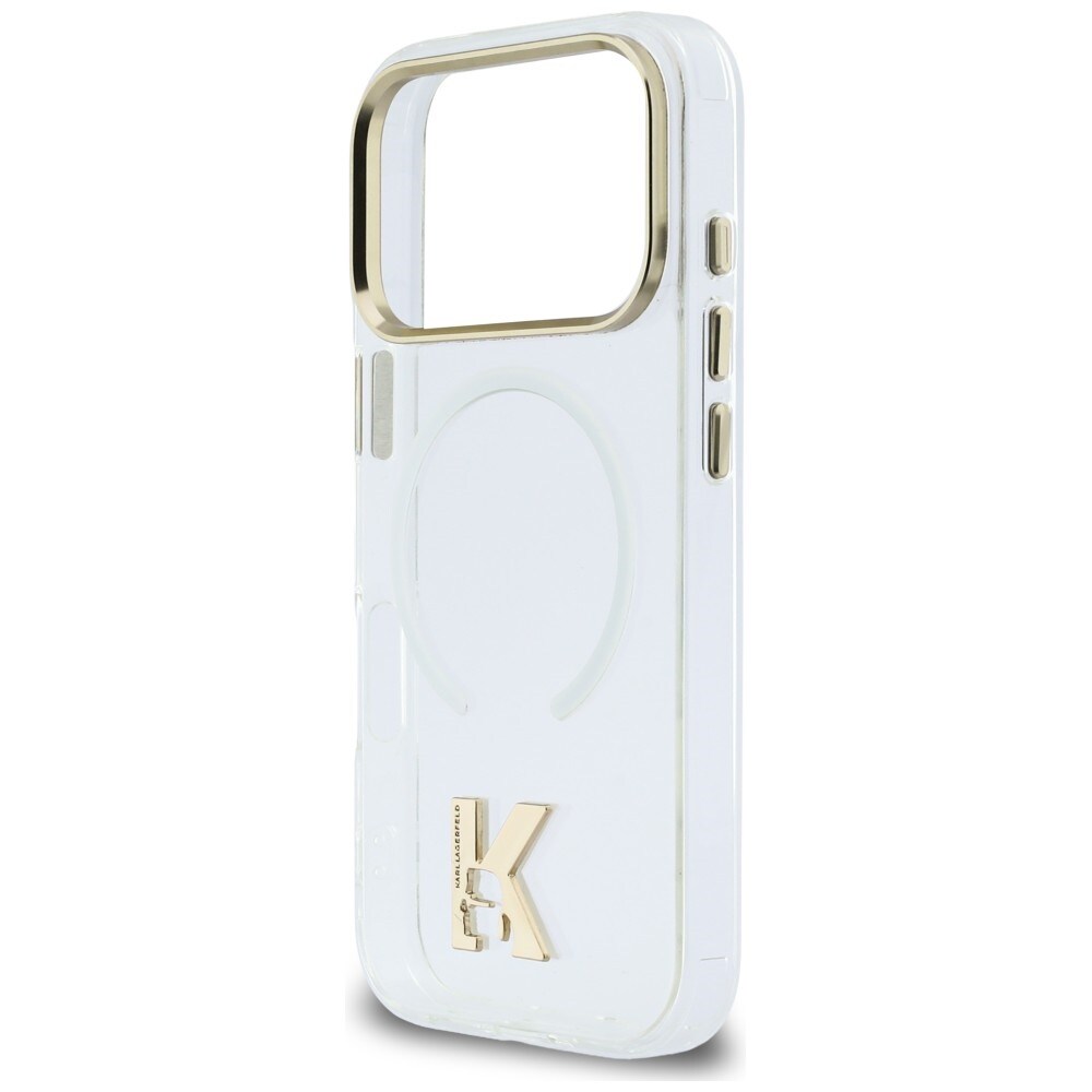 Karl Lagerfeld IML K Head Logo MagSafe kotelo iPhone 17 Pro - Kirkas