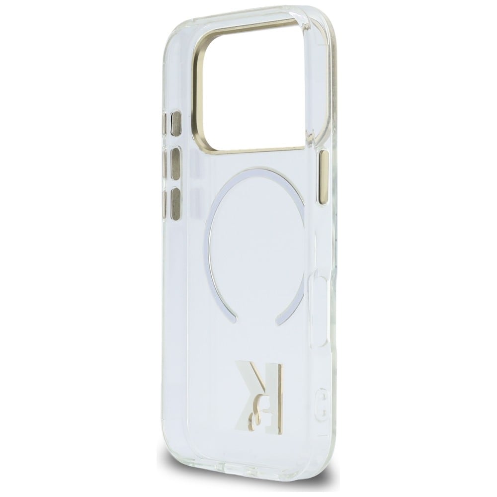Karl Lagerfeld IML K Head Logo MagSafe kotelo iPhone 17 Pro - Kirkas