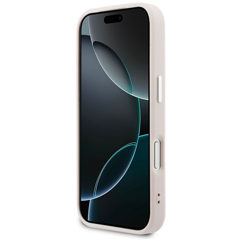 Karl Lagerfeld Point & Choupette Sketch MagSafe kotelo iPhone 17 Pro:lle - vaaleanpunainen