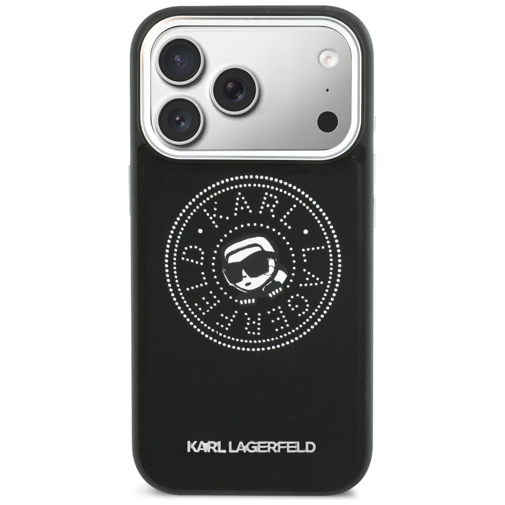 Karl Lagerfeld Point & Karl Sketch MagSafe-kotelo 17 Pro - mustalle iPhone 17 Pro - musta