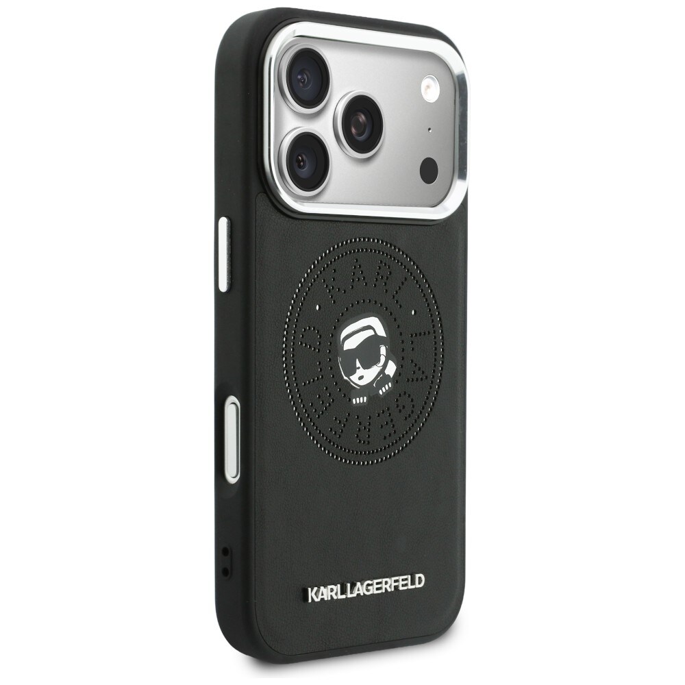 Karl Lagerfeld Point & Karl Sketch MagSafe-kotelo 17 Pro - mustalle iPhone 17 Pro - musta