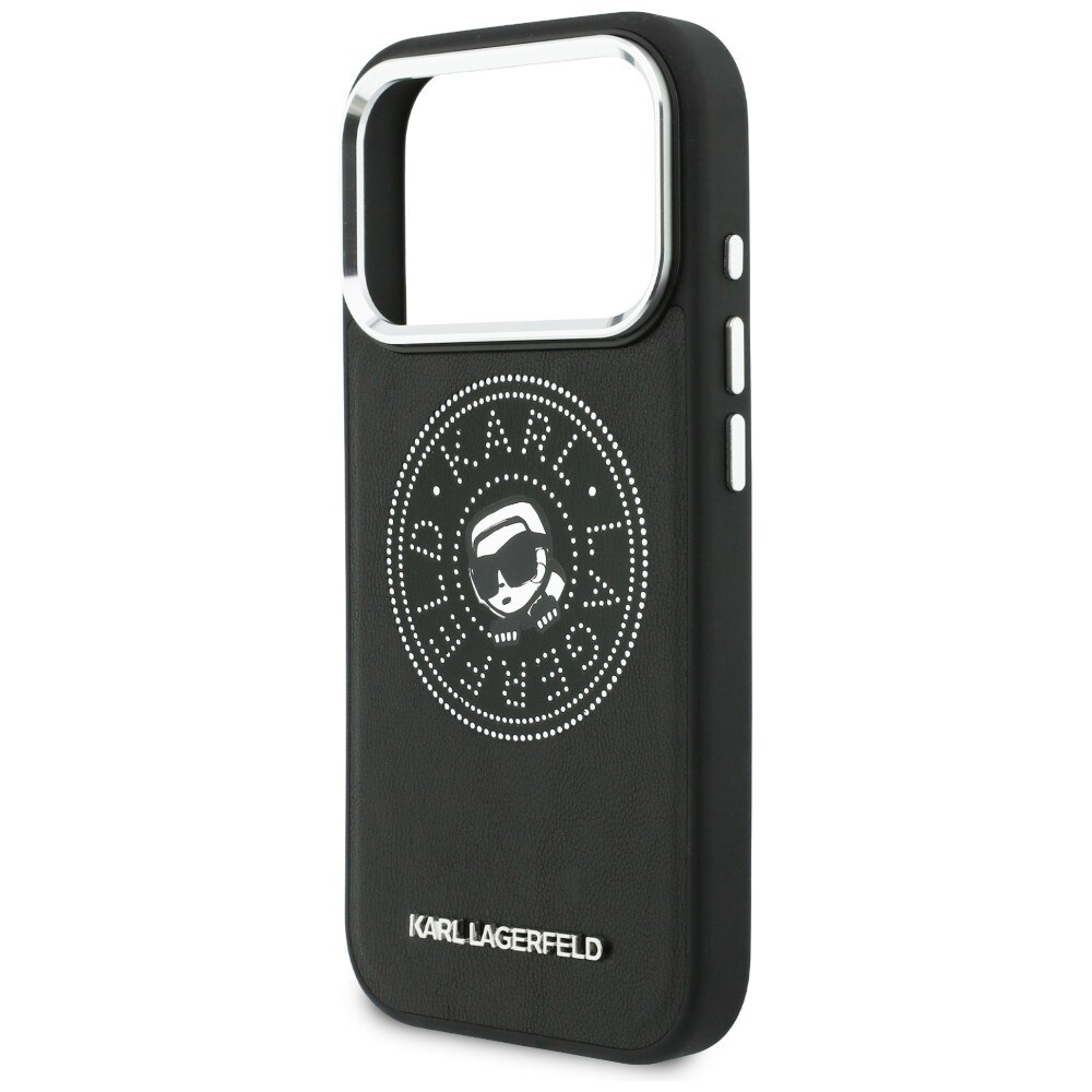 Karl Lagerfeld Point & Karl Sketch MagSafe-kotelo 17 Pro - mustalle iPhone 17 Pro - musta