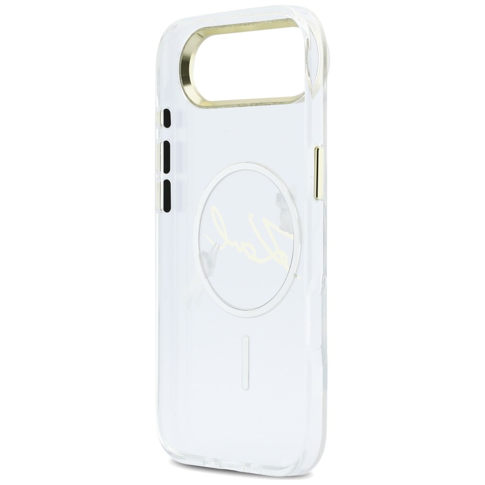 Karl Lagerfeld IML Choupettes Karl Script Logo MagSafe iPhone Air Case - Kirkas