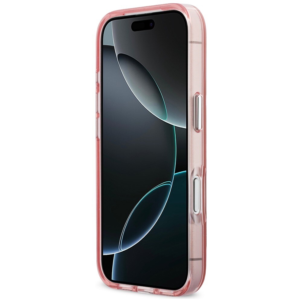 Karl Lagerfeld Karl & Choupette Takaisin MagSafe Kotelo iPhone 17 Pro - Vaaleanpunainen