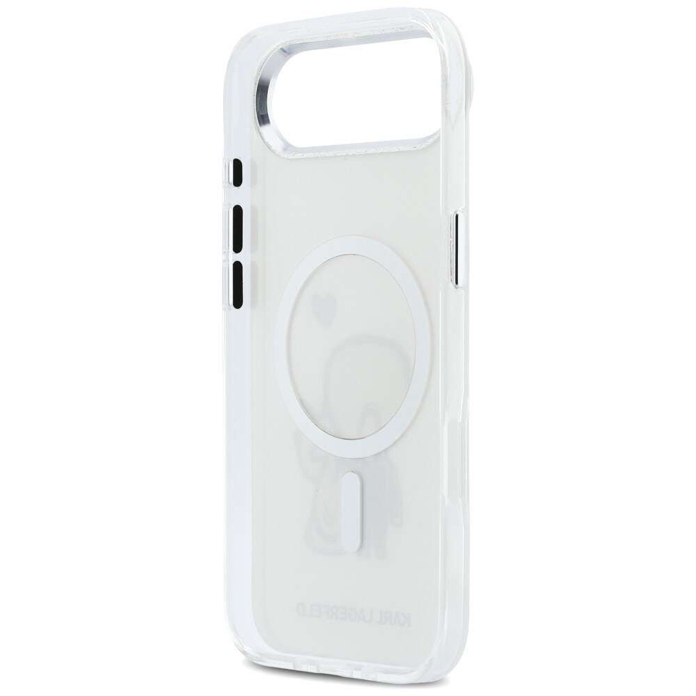 Karl Lagerfeld Karl & Choupette takaisin MagSafe tapauksessa iPhone Air - Clear