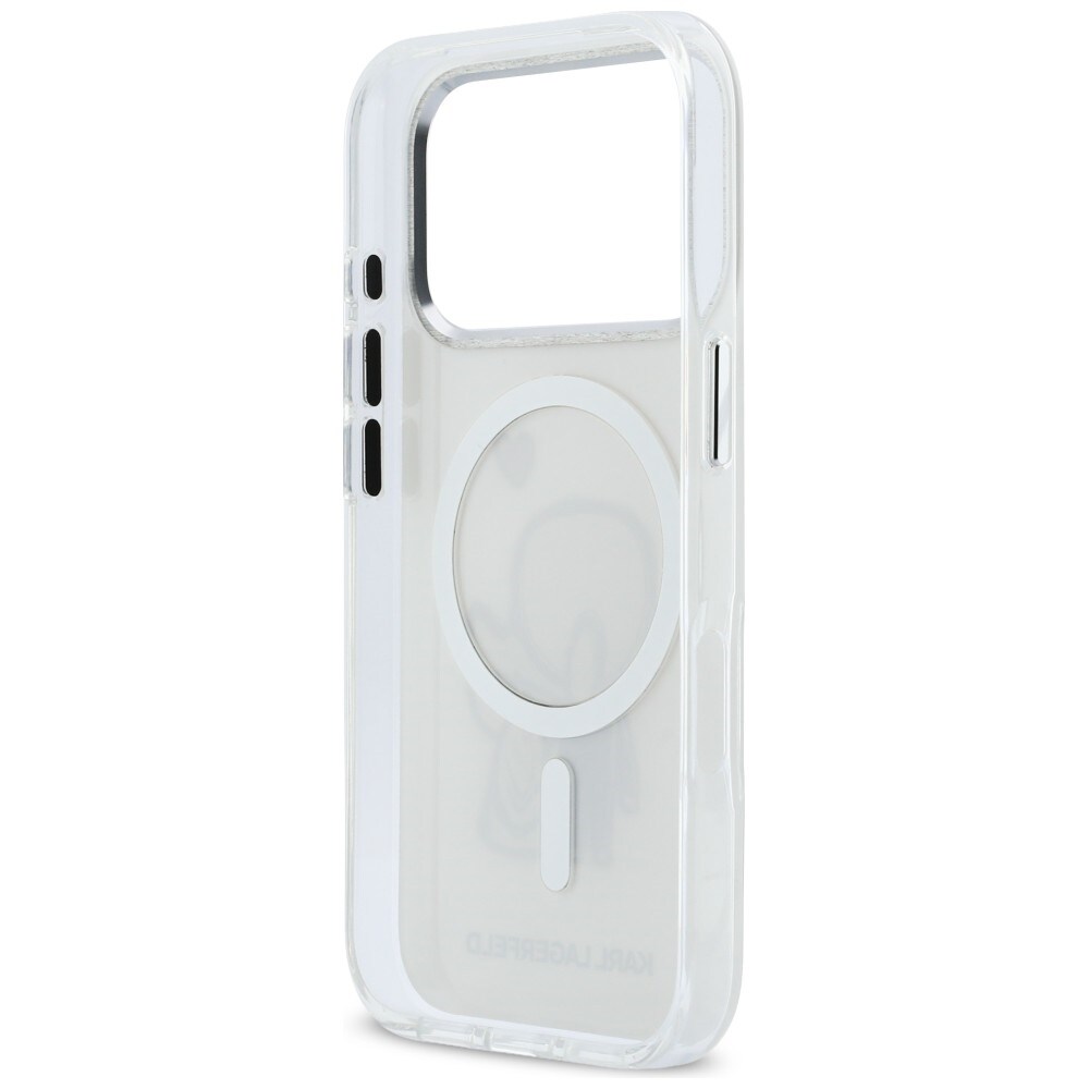 Karl Lagerfeld Karl & Choupette Takaisin MagSafe Kotelo iPhone 17 Pro - Kirkas