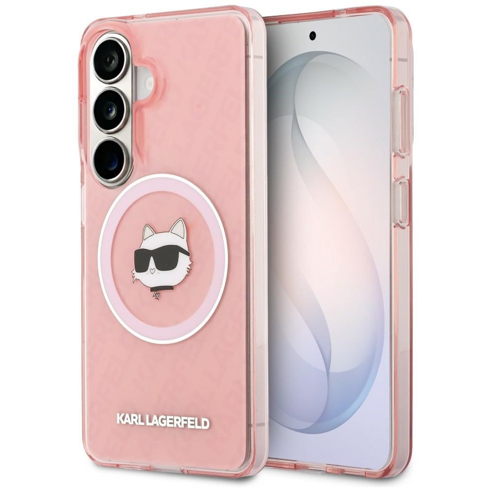 Karl Lagerfeld Choupette MagSafe case for Samsung Galaxy S26 Plus - pink