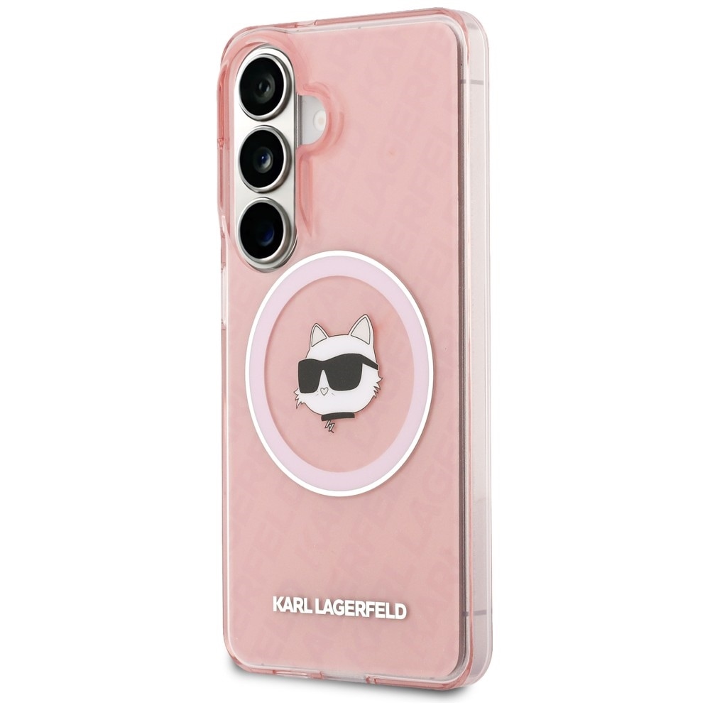 Karl Lagerfeld Choupette MagSafe case for Samsung Galaxy S26 Plus - pink