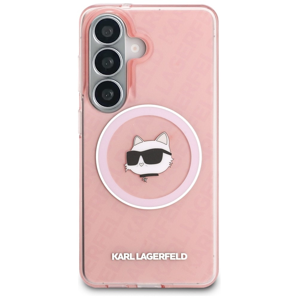 Karl Lagerfeld Choupette MagSafe case for Samsung Galaxy S26 Plus - pink