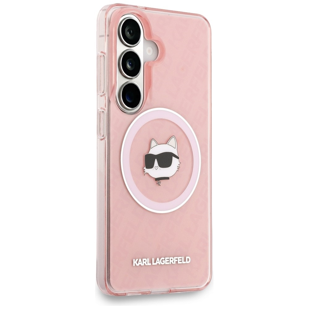 Karl Lagerfeld Choupette MagSafe case for Samsung Galaxy S26 Plus - pink