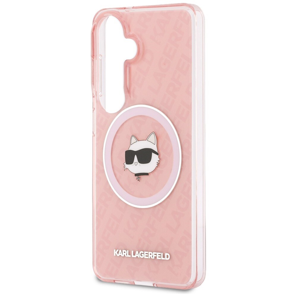 Karl Lagerfeld Choupette MagSafe case for Samsung Galaxy S26 Plus - pink