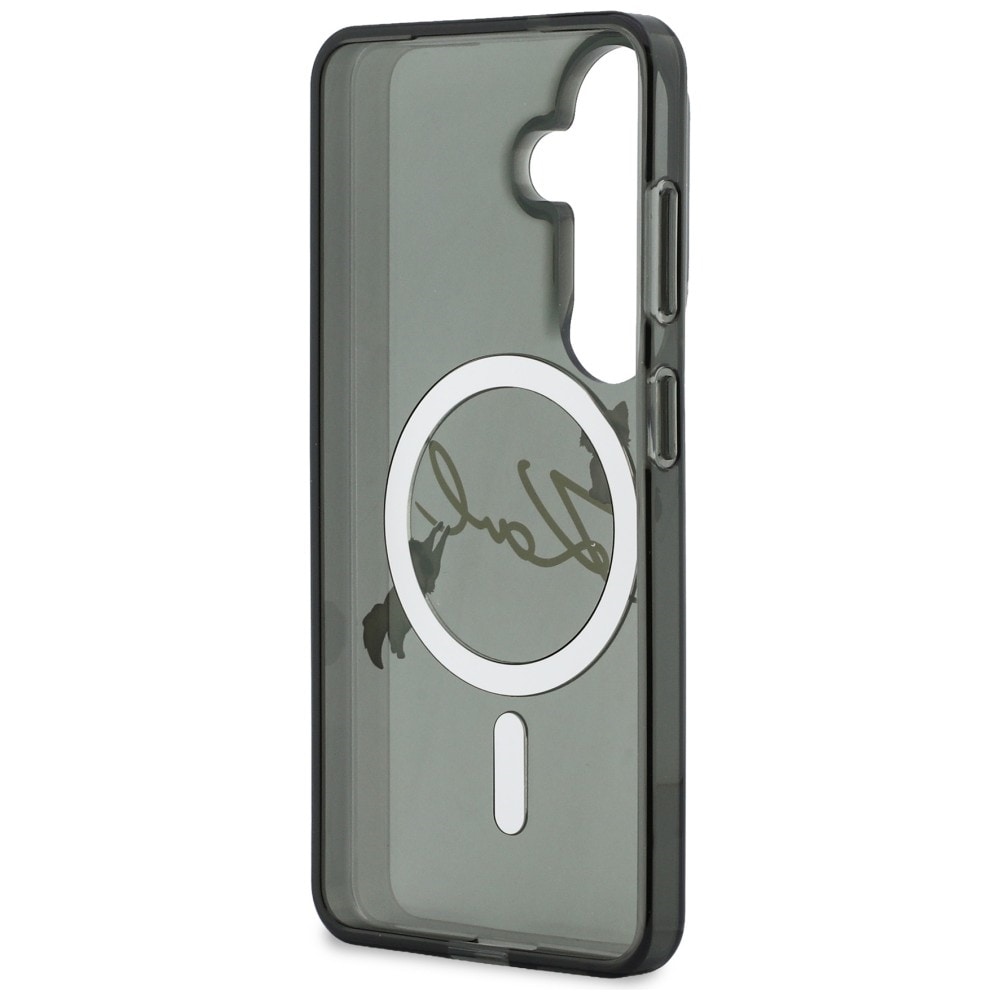 Karl Lagerfeld IML KC Script MagSafe kotelo Samsung Galaxy S26 - musta