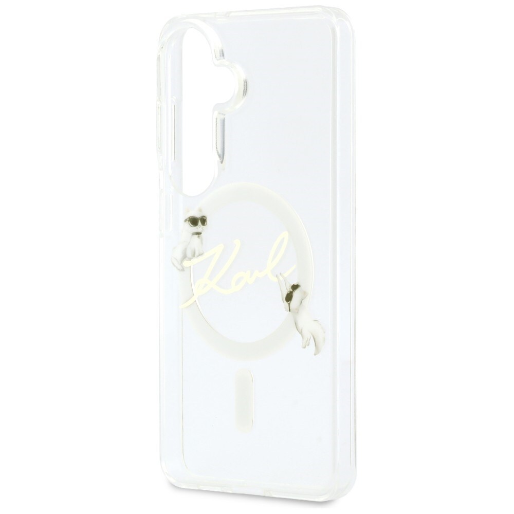 Karl Lagerfeld IML IML KC Script MagSafe Kotelo Samsung Galaxy S26 Plus - läpinäkyvä - läpinäkyvä