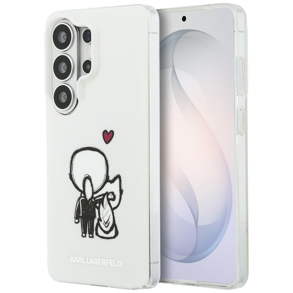 Karl Lagerfeld IML Karl&Choupette MagSafe kotelo Samsung Galaxy S26 Ultra - läpinäkyvä