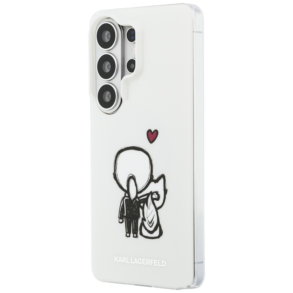 Karl Lagerfeld IML Karl&Choupette MagSafe kotelo Samsung Galaxy S26 Ultra - läpinäkyvä