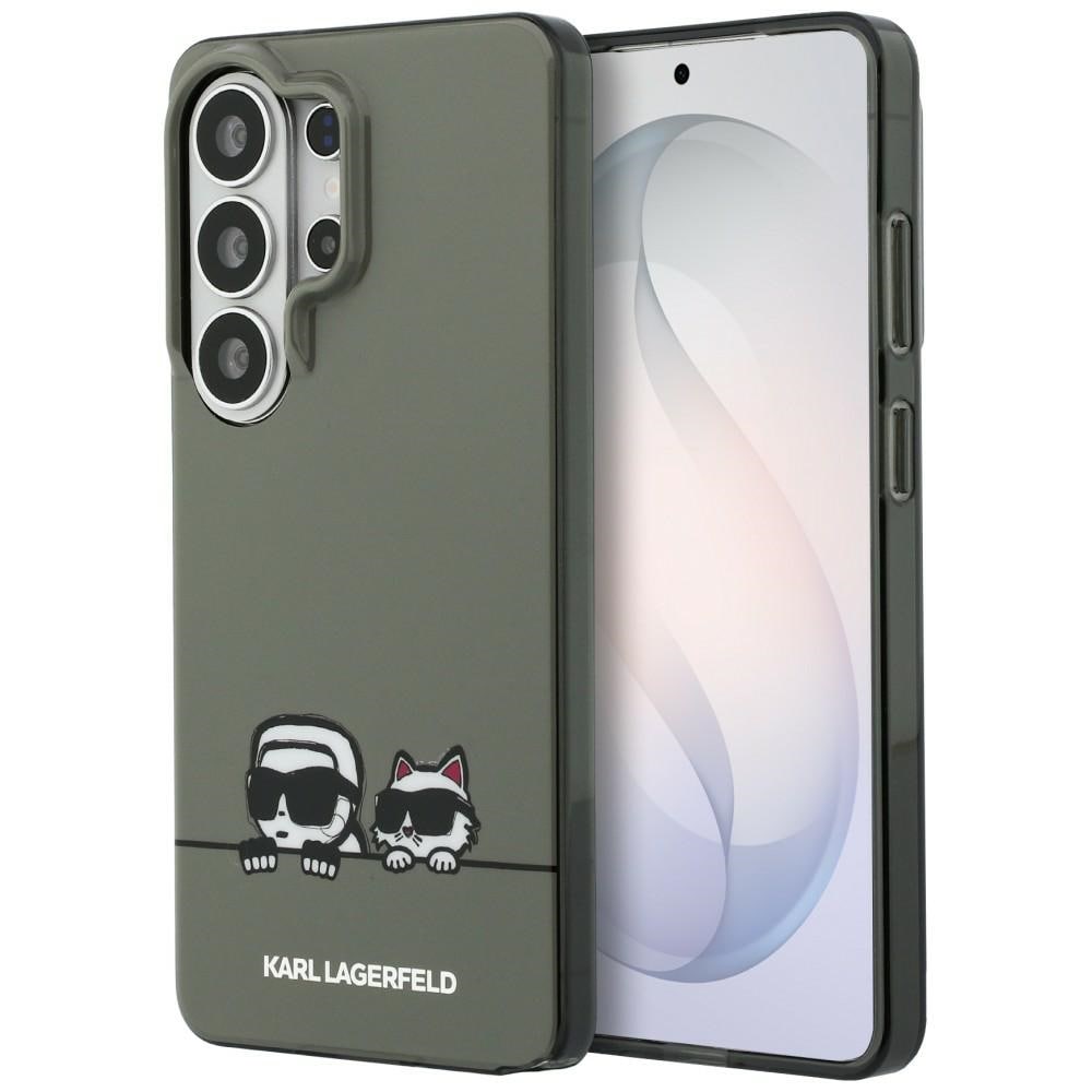 Karl Lagerfeld IML Peekaboo Karl&Choupette MagSafe kotelo Samsung Galaxy S26 Ultra - musta