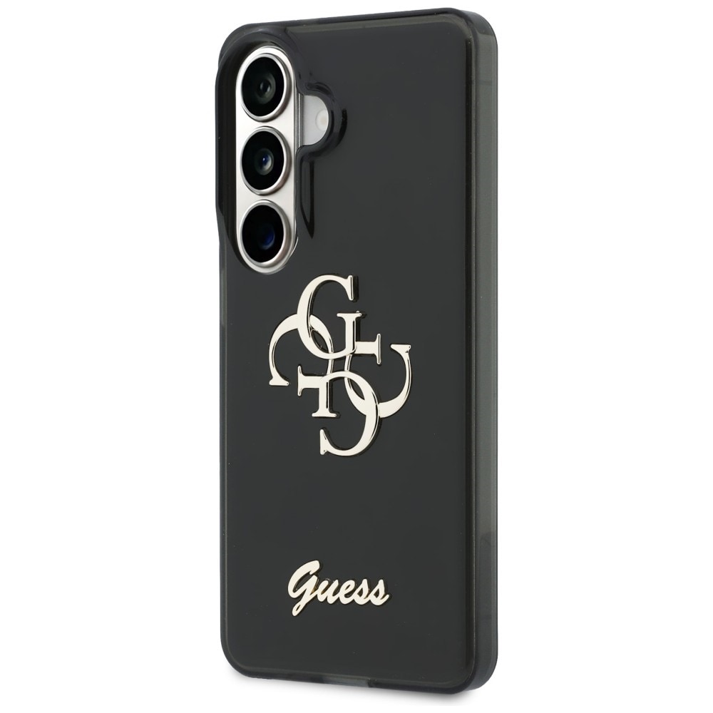 Guess IML Big Metal 4G Script kotelo Samsung Galaxy S26 - mustalle - musta