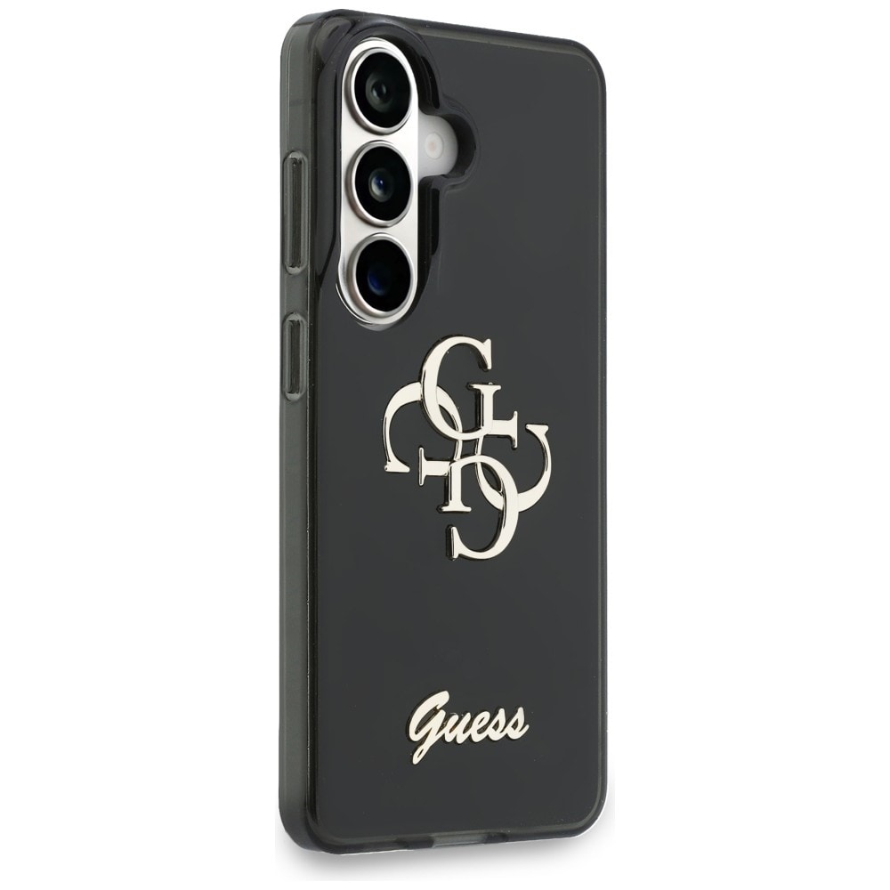 Guess IML Big Metal 4G Script kotelo Samsung Galaxy S26 - mustalle - musta
