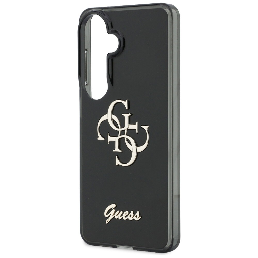 Guess IML Big Metal 4G Script kotelo Samsung Galaxy S26 - mustalle - musta