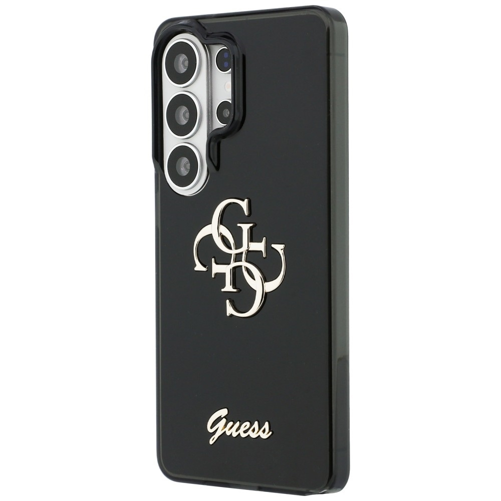 Guess IML Big Metal 4G Script kotelo Samsung Galaxy S26 Ultra - mustalle - musta