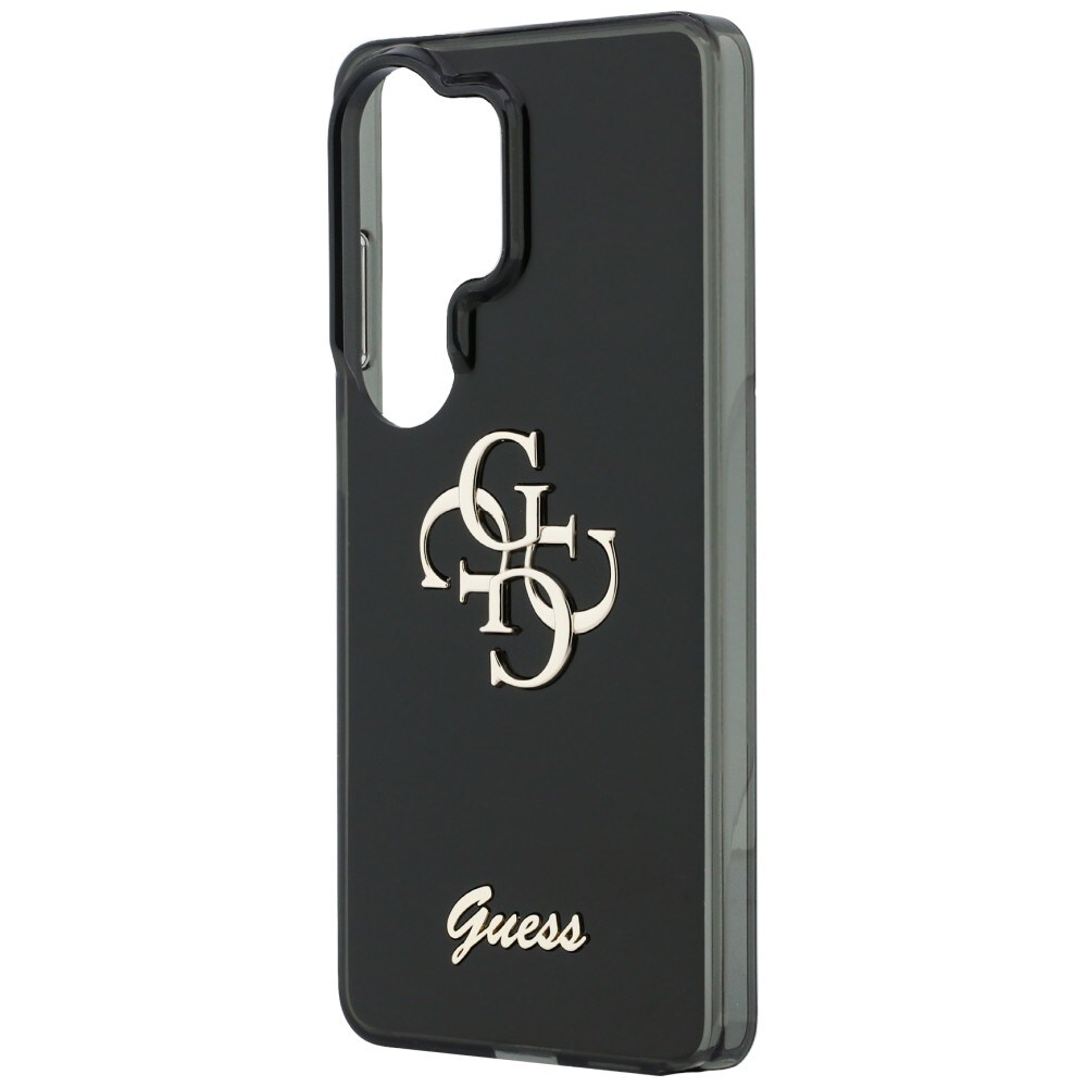 Guess IML Big Metal 4G Script kotelo Samsung Galaxy S26 Ultra - mustalle - musta