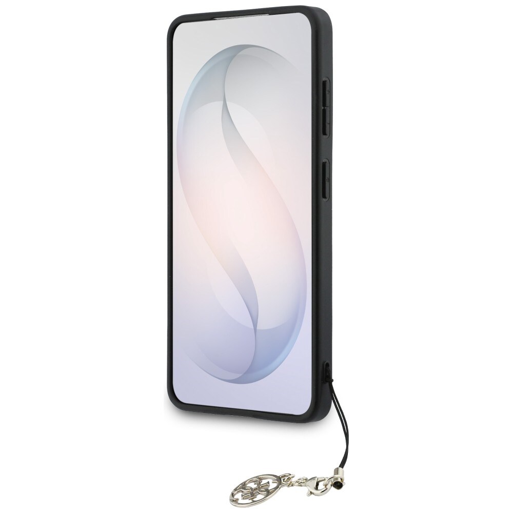 Guess 4G Classic Logo Charm MagSafe kotelo Samsung Galaxy S26:lle - ruskea