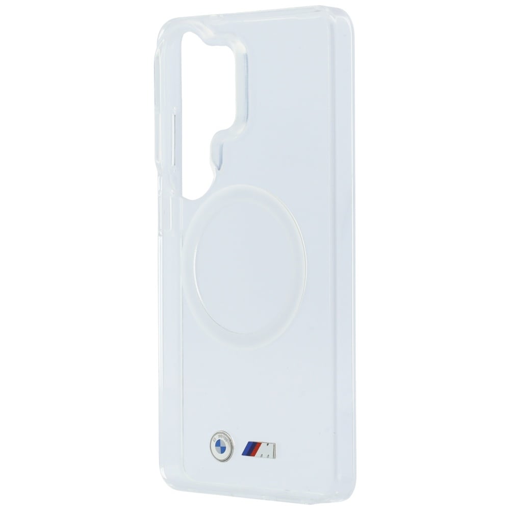 BMW IML Iskunkestävä Metal Logo MagSafe Kotelo Samsung Galaxy S26 Ultra - läpinäkyvä - läpinäkyvä