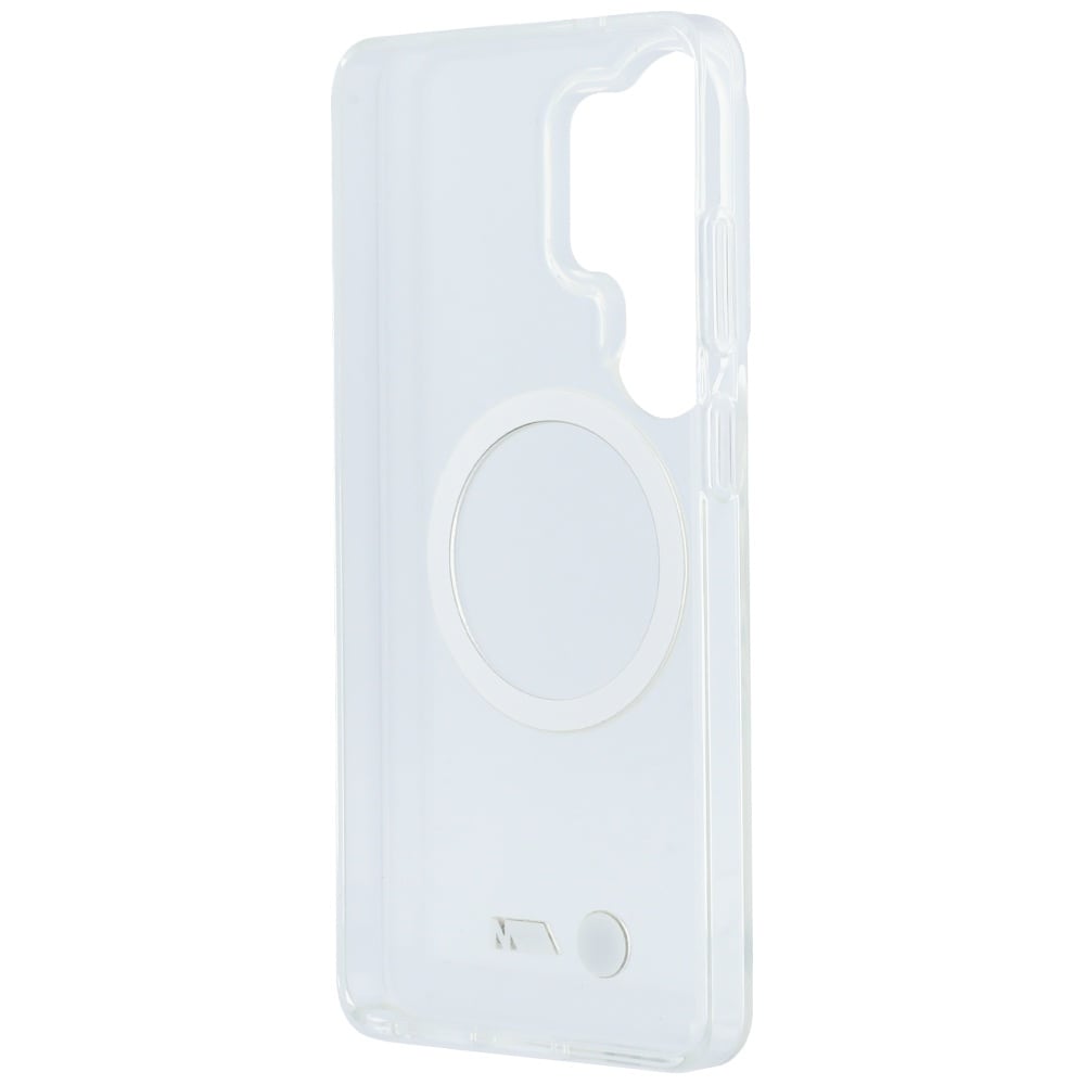 BMW IML Iskunkestävä Metal Logo MagSafe Kotelo Samsung Galaxy S26 Ultra - läpinäkyvä - läpinäkyvä