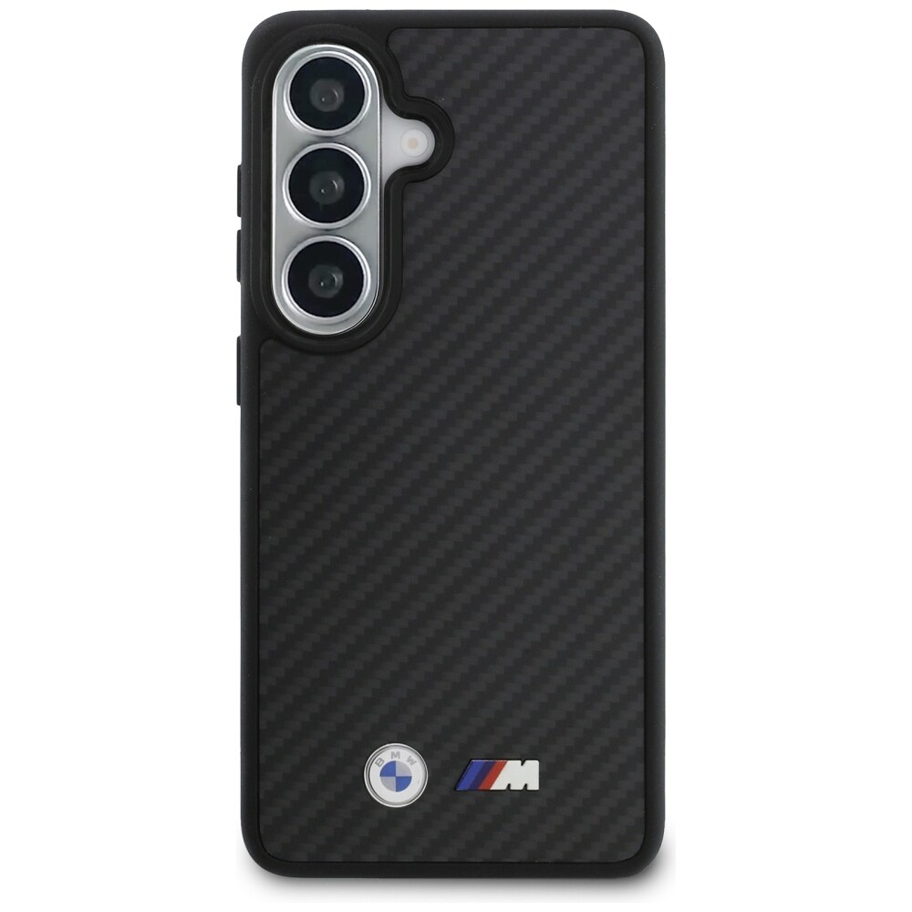 BMW M Kevlar-logo MagSafe-kotelo Samsung Galaxy S26:lle - musta
