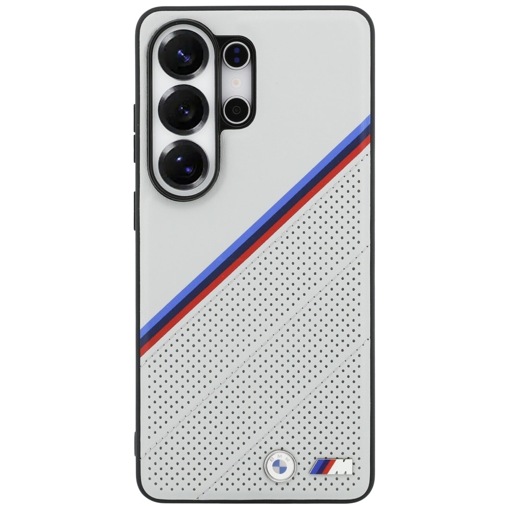 BMW Tricolor Metal Logo MagSafe-kotelo Samsung Galaxy S26 Ultra - harmaalle - harmaa