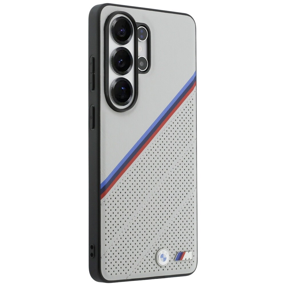 BMW Tricolor Metal Logo MagSafe-kotelo Samsung Galaxy S26 Ultra - harmaalle - harmaa