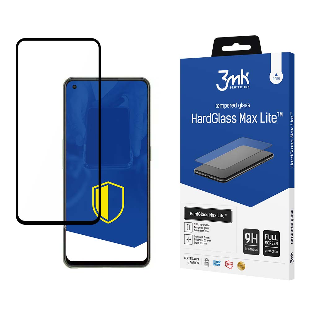 3mk HardGlass Max Lite karkaistu lasi OnePlus Nord CE 5G / Nord 2 5G -laitteille