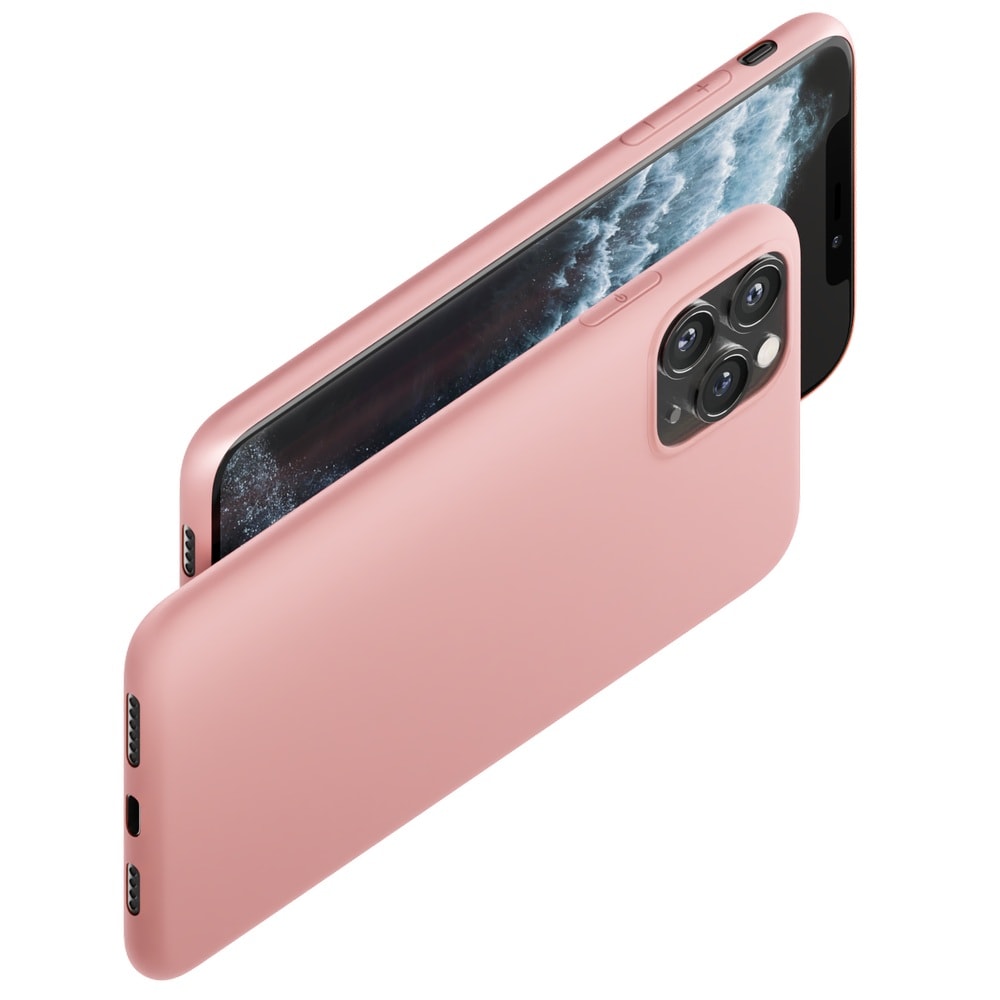3mk Matta kotelo Apple iPhone Xs Maxille - Matta vaaleanpunainen