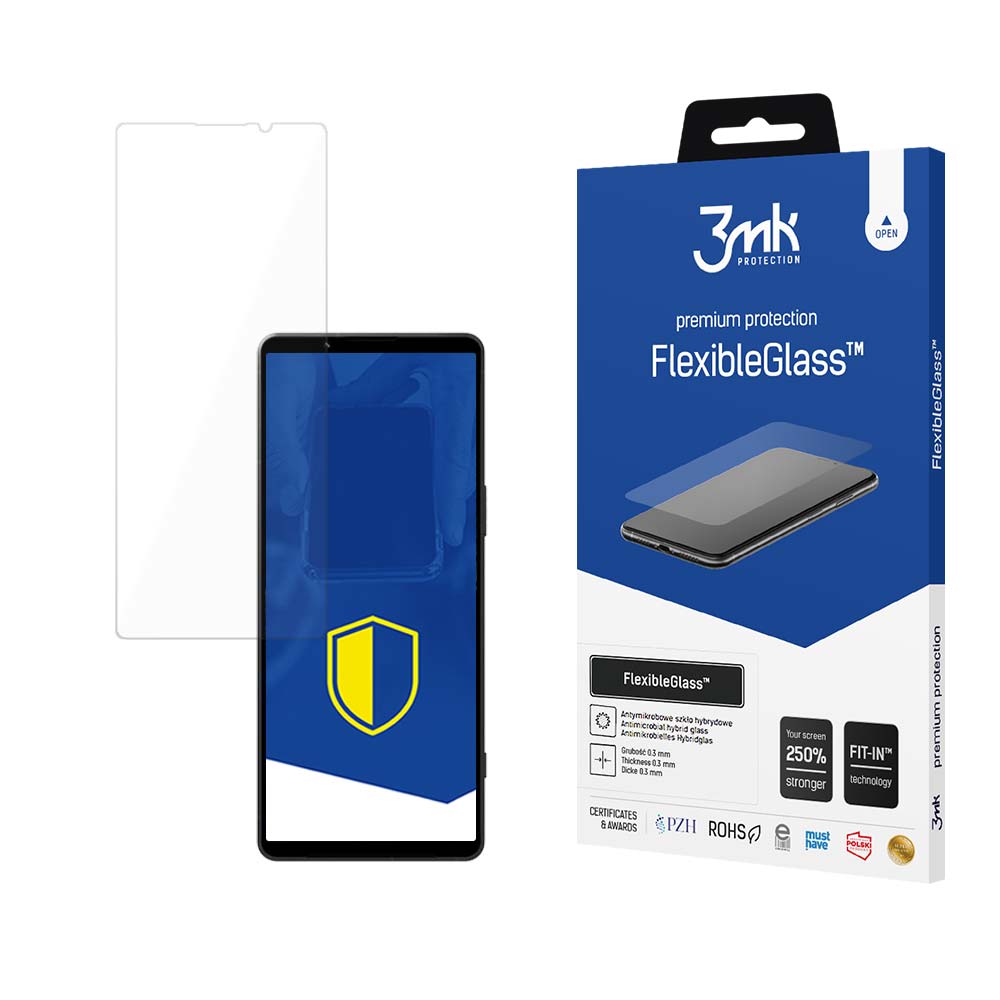 3mk FlexibleGlass-hybridilasi Sony Xperia 1 V -puhelimelle