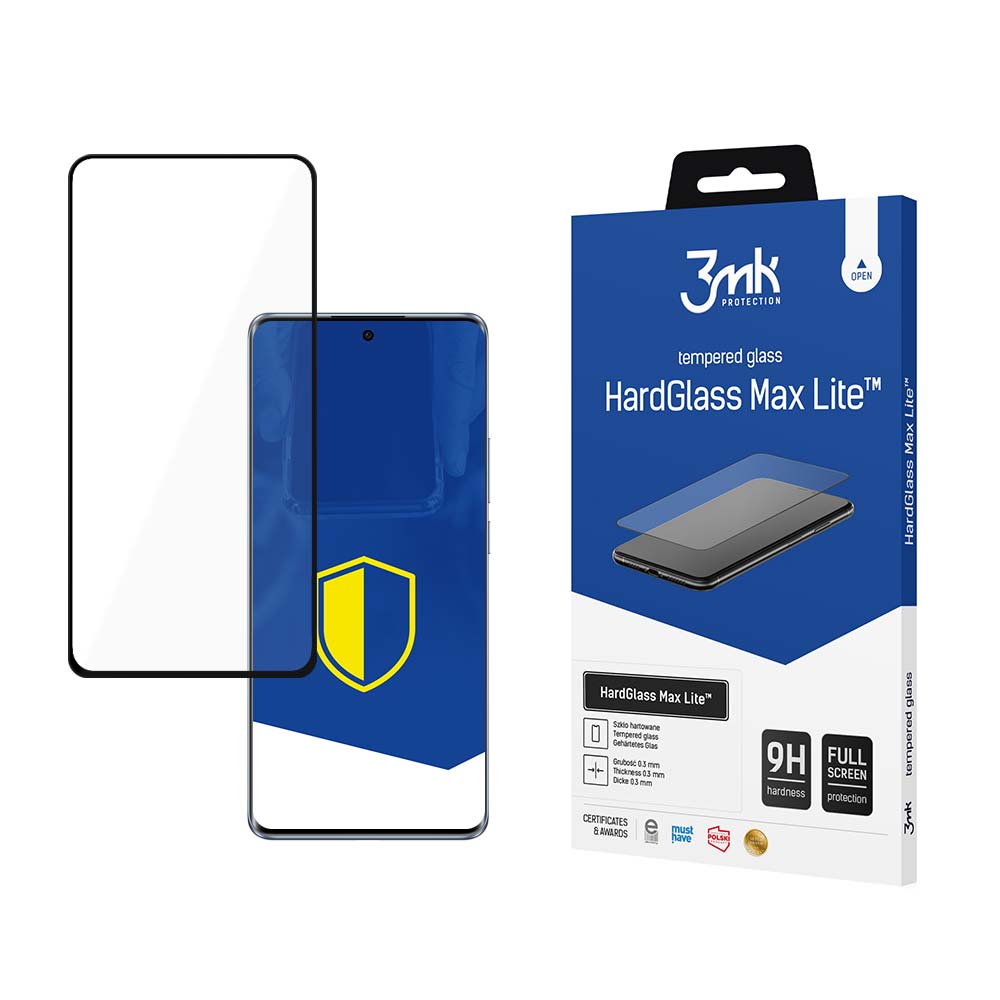 3mk HardGlass Max Lite karkaistu lasi Oppo Reno 10 / 10 Pro -puhelimelle