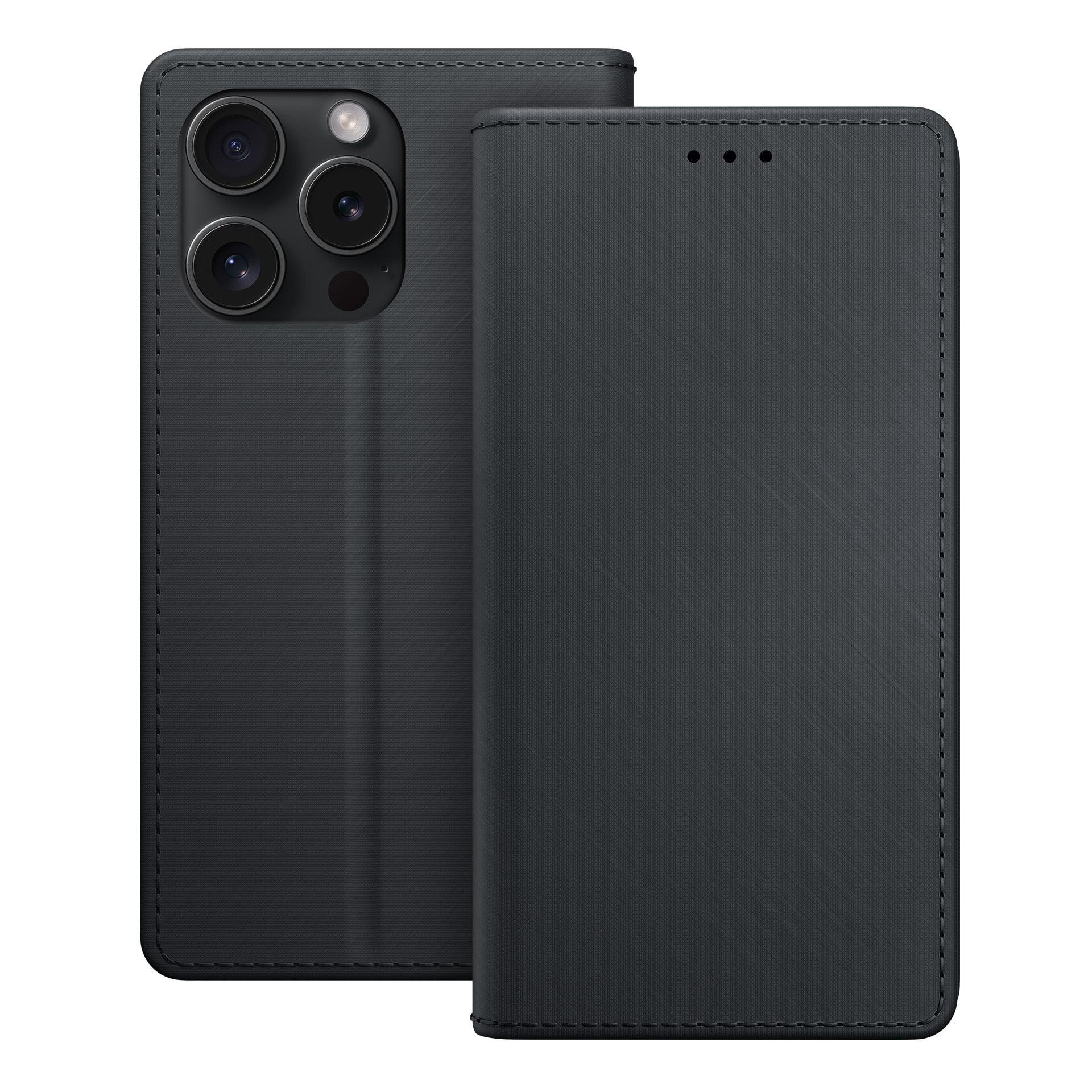 3mk Lompakkokotelo iPhone 15 Pro Maxille - musta