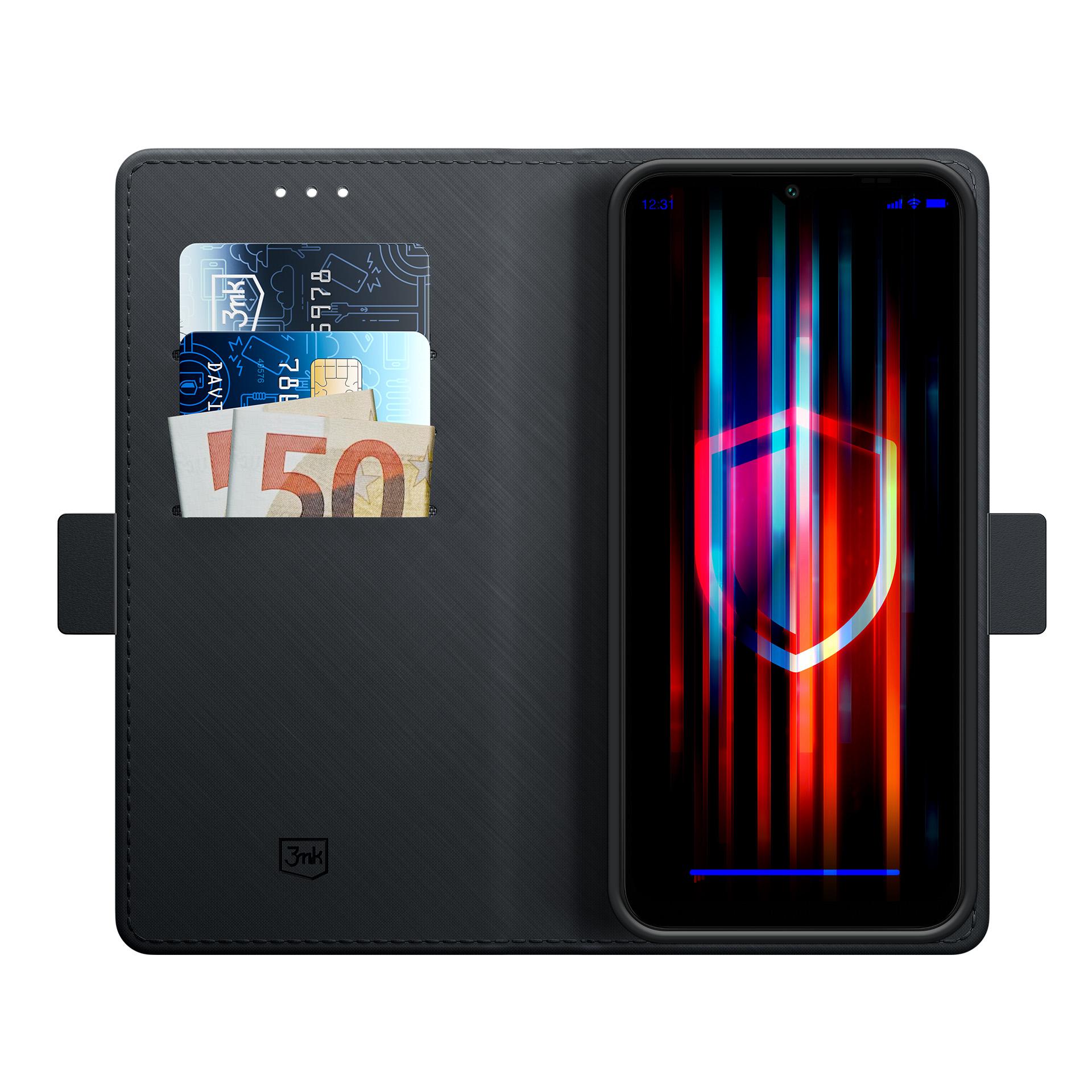 3mk Lompakko kotelo Samsung Galaxy A06 - musta