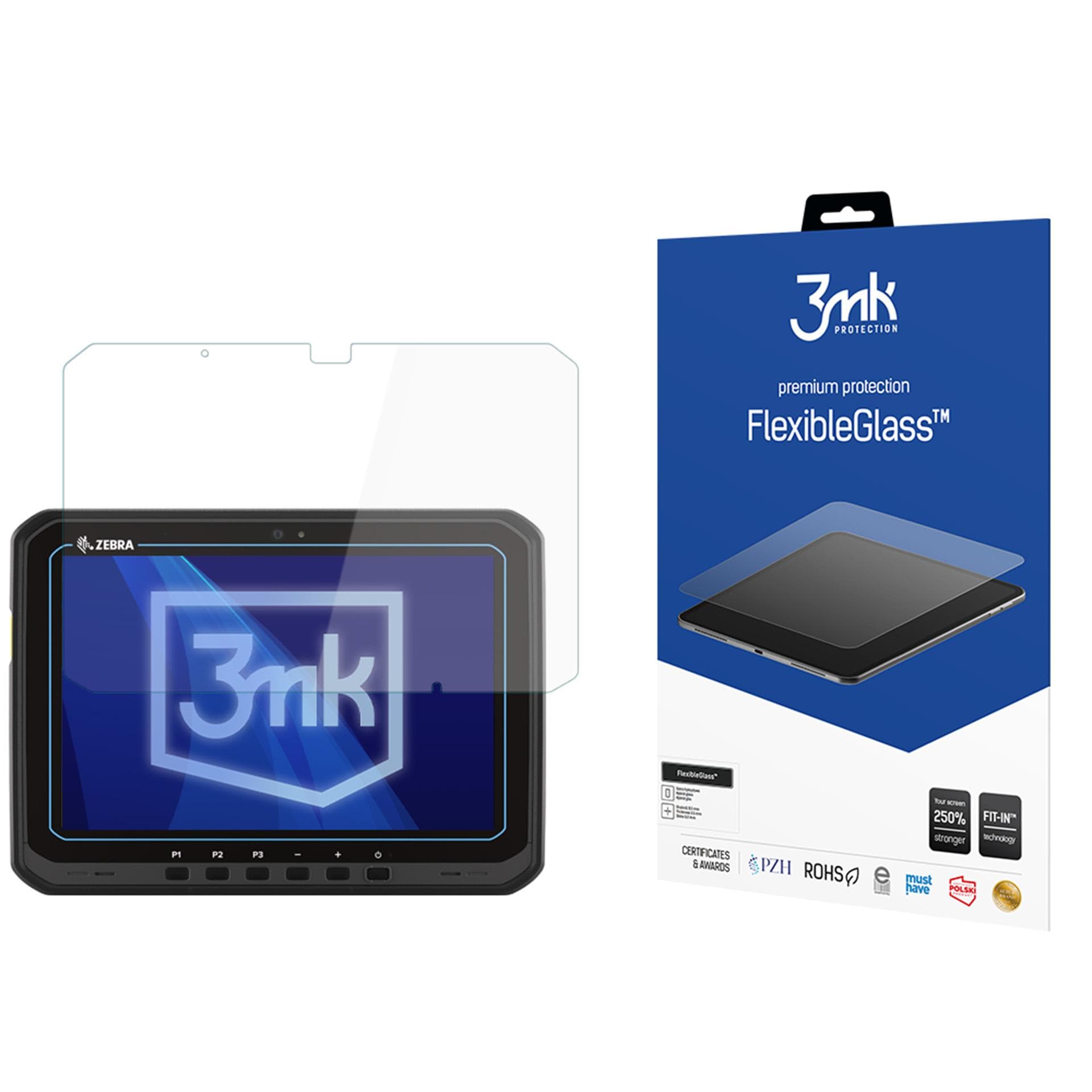 Hybridilasi 3mk FlexibleGlass Zebra ET60 / 65 -laitteissa