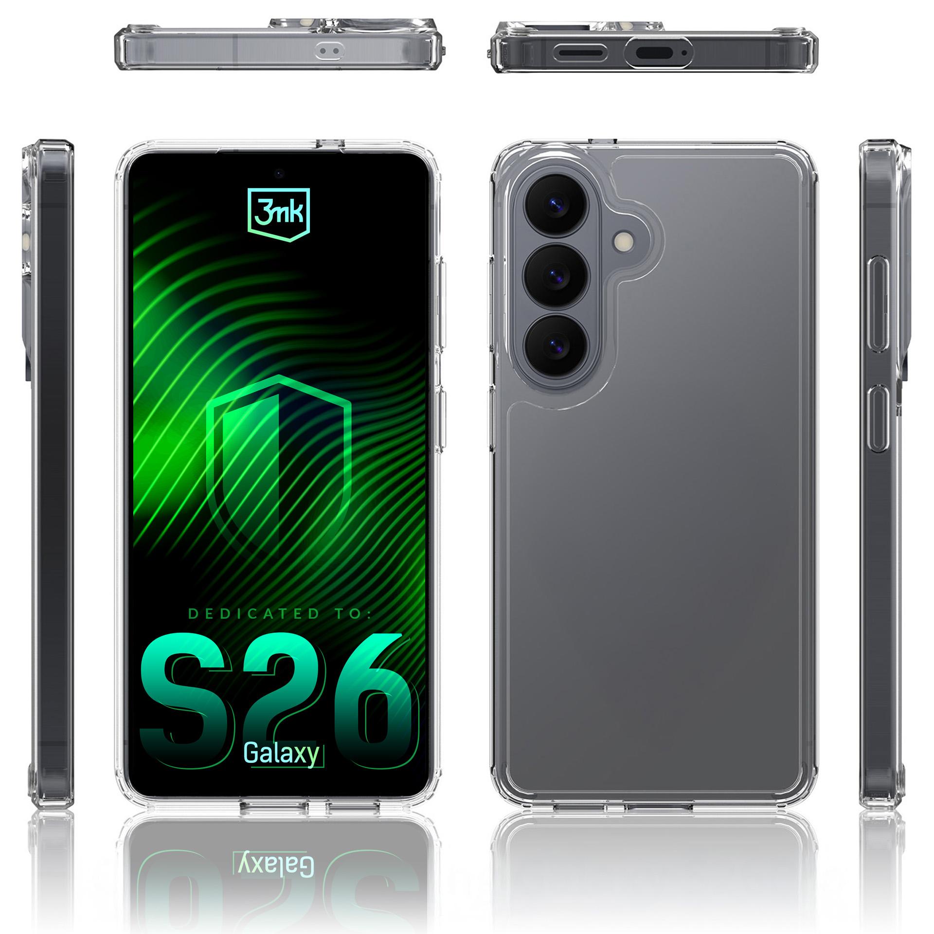 3mk Armor-kotelo Samsung Galaxy S26 Pro:lle - läpinäkyvä