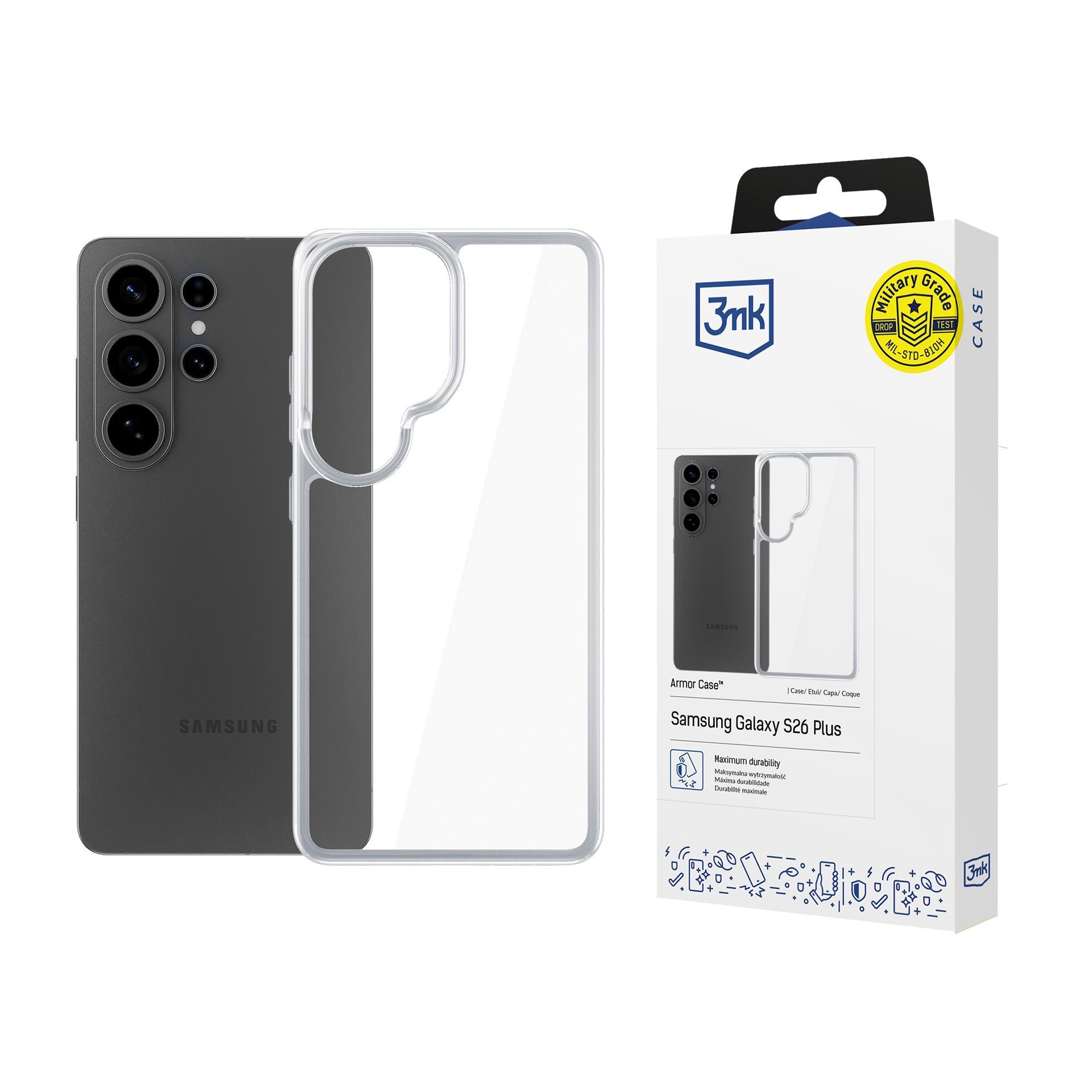 3mk Armor kotelo Samsung Galaxy S26 Ultra - läpinäkyvä - läpinäkyvä