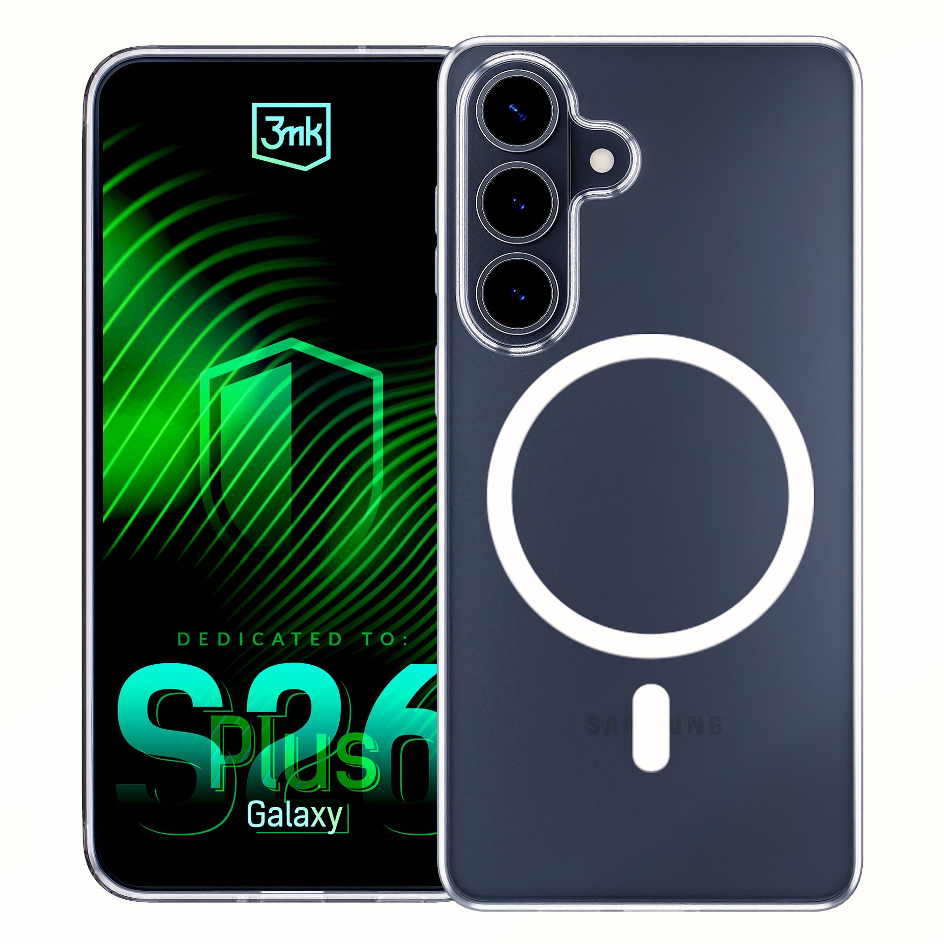 3mk Kirkas MagCase Samsung Galaxy S26+:lle - läpinäkyvä