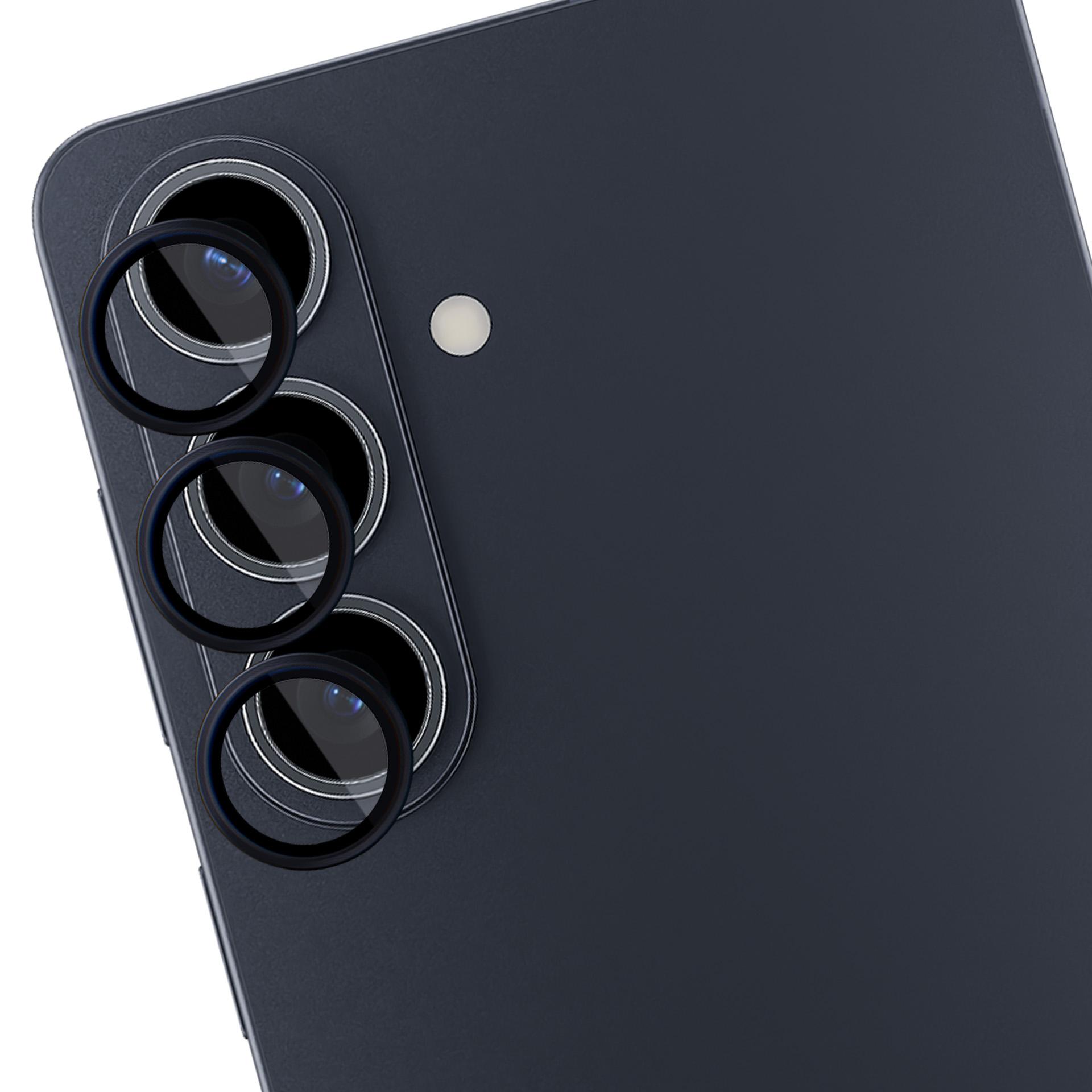 3mk Lens Protection Pro Musta hybridilasi kameran objektiiville Samsung Galaxy S26 Pro -puhelimessa