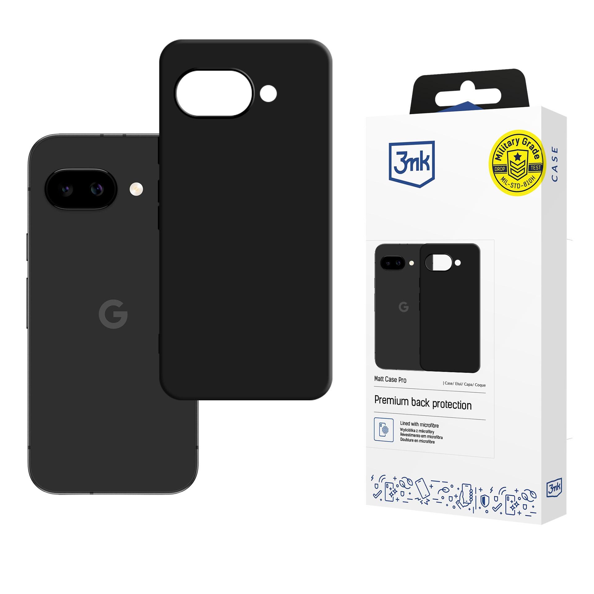 3mk Matt Case Pro kotelo Google Pixel 10A:lle - 3mk Matt Case Pro