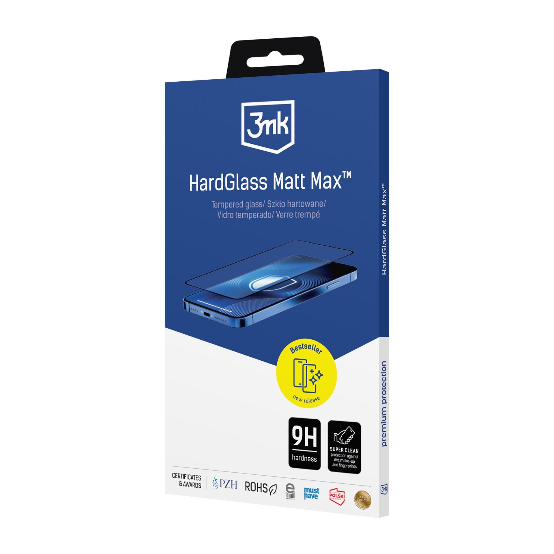3mk HardGlass Matt Max karkaistu lasi Samsung Galaxy S26+ -puhelimelle