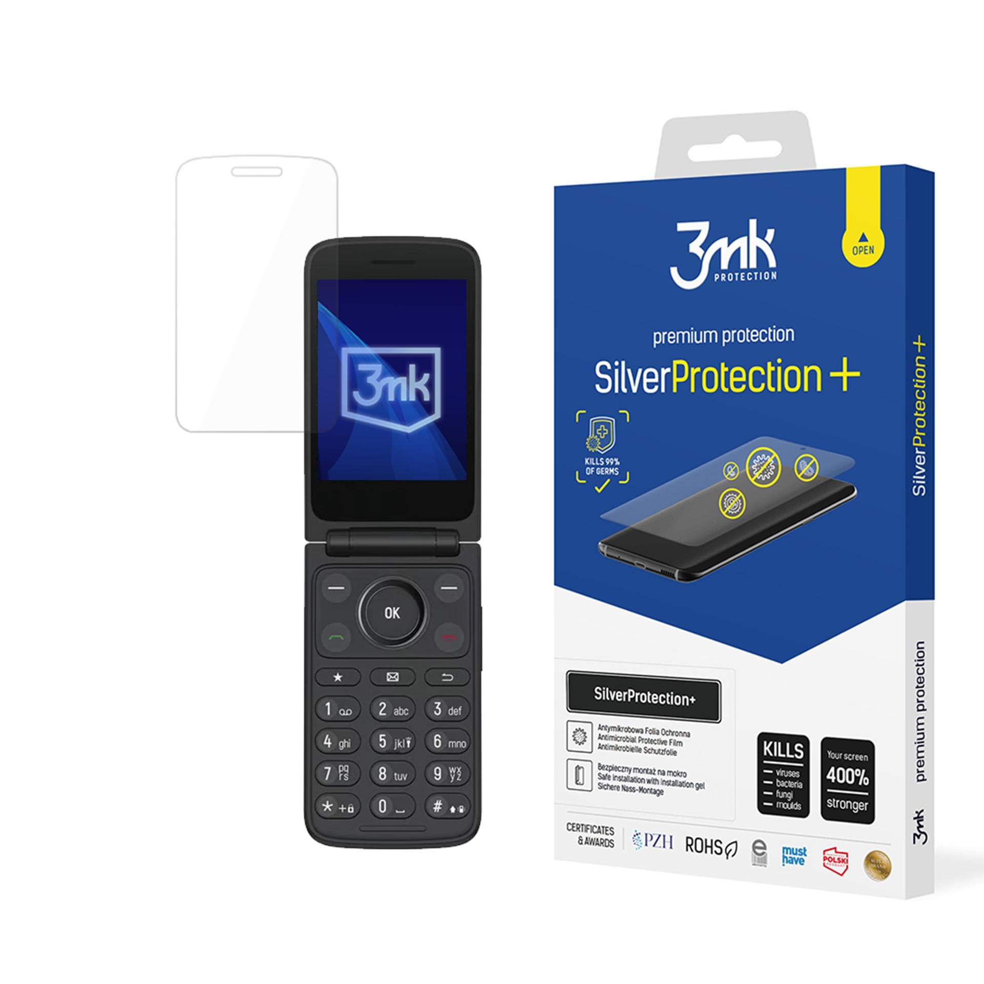3mk SilverProtection+ suojakalvo TCL OneTouch 4043:lle
